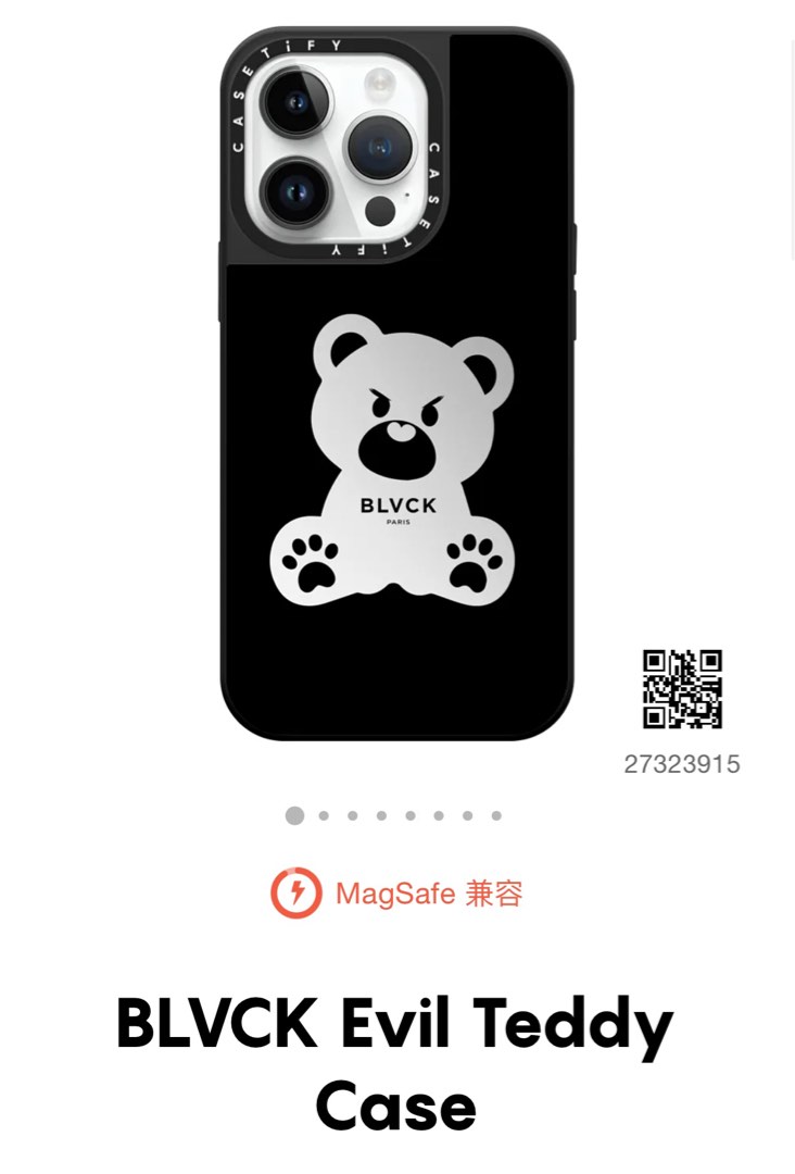 BLVCK Evil Teddy ×casetify iphone ケース - モバイルケース