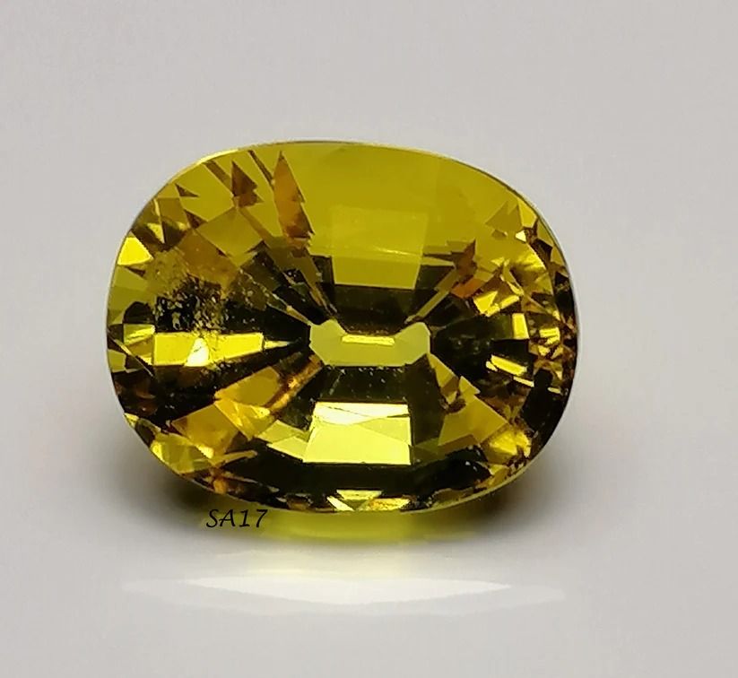 Golden yellow cheap sapphire
