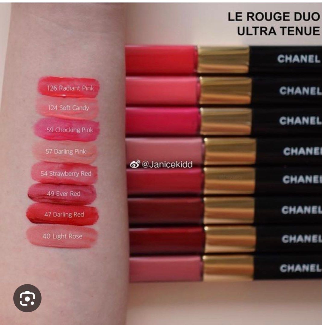 CHANEL LE ROUGE DUO Ultra Tenue 126 Radiant Pink, Beauty