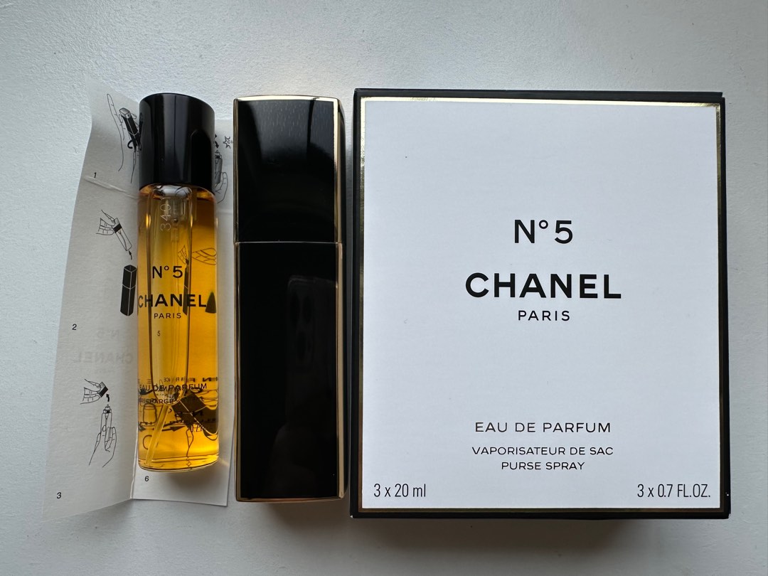 Further Reduced price!! Chanel no 5 Edp, 3 X 20ml, Beauty & Personal Care,  Fragrance & Deodorants on Carousell