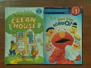 Children's Books Sesame Street and Berenstain Bears