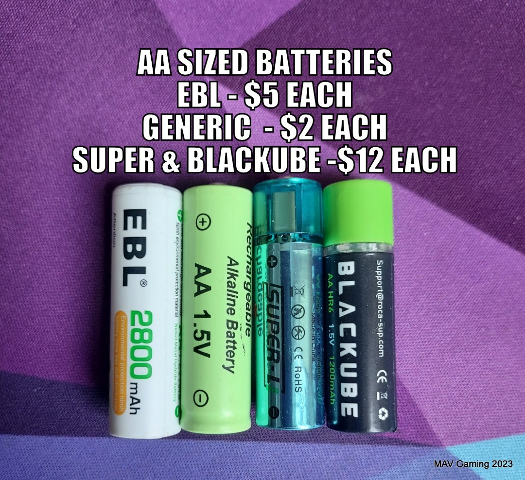 Aa rechargeable store batteries for sale