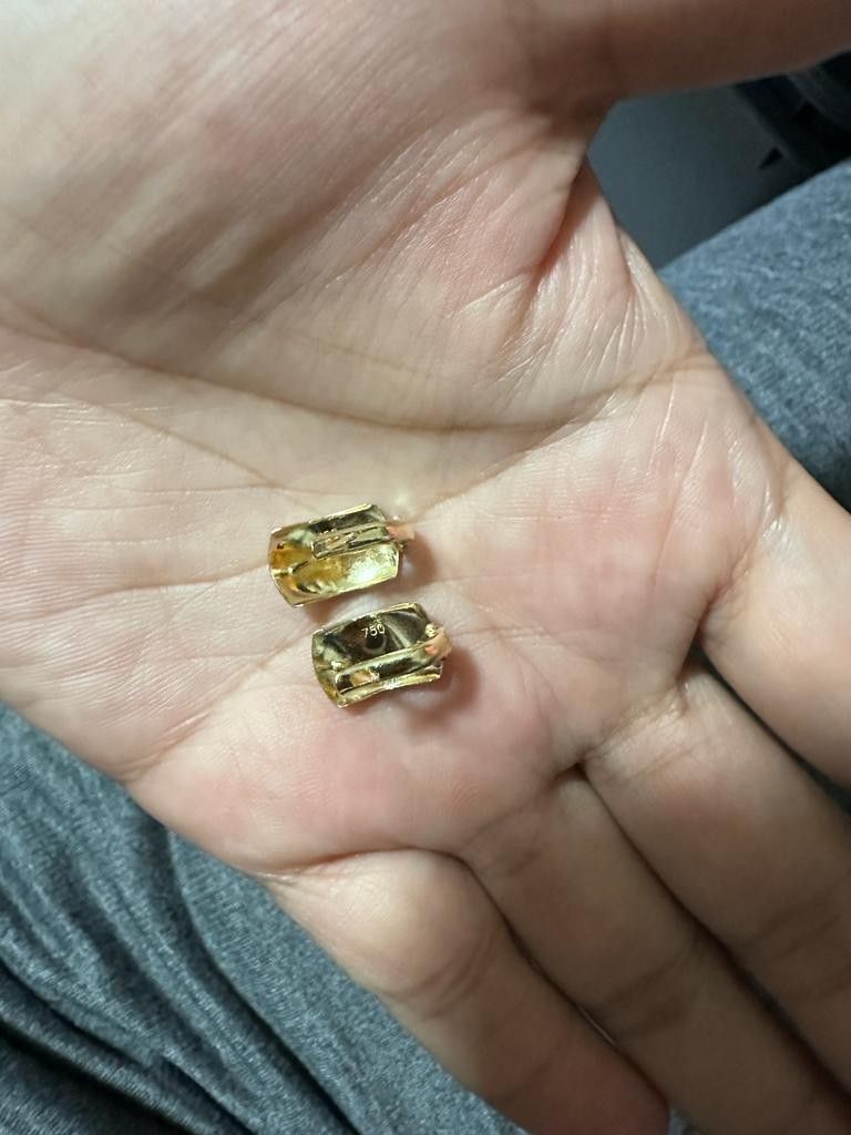 Real clip shop on earrings