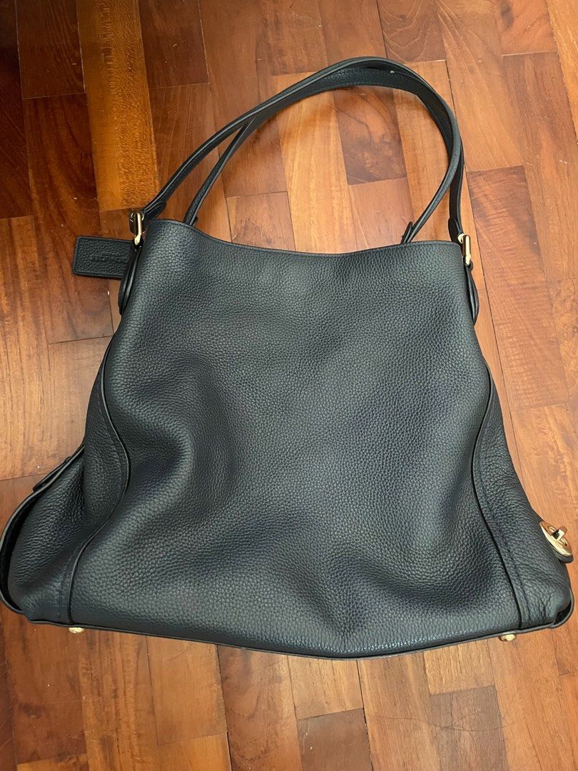 Coach Eddie 31 Shoulder Bag Pebbled Leather