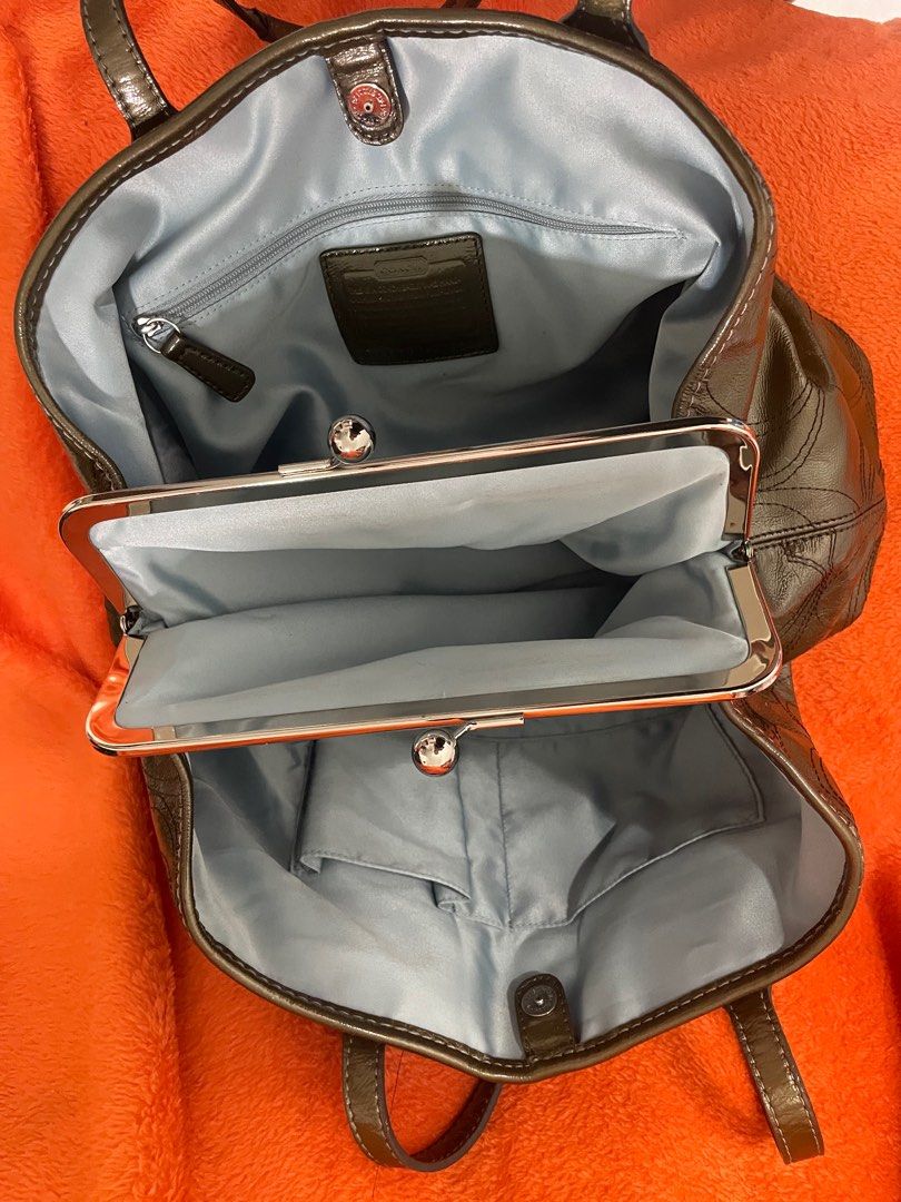 Coach store pewter purse