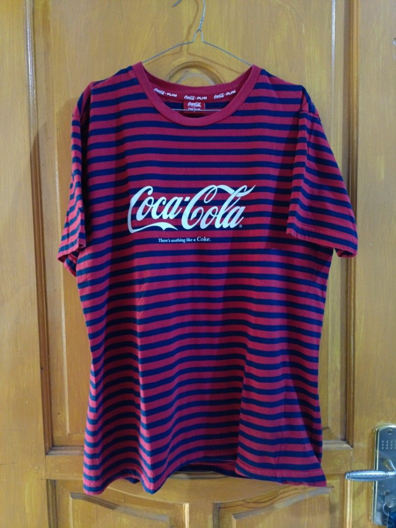 Coca Cola x Polham, Fesyen Pria, Pakaian , Atasan di Carousell