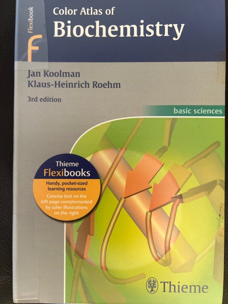 Color Atlas of Biochemistry Third Edition, Hobbies & Toys, Books