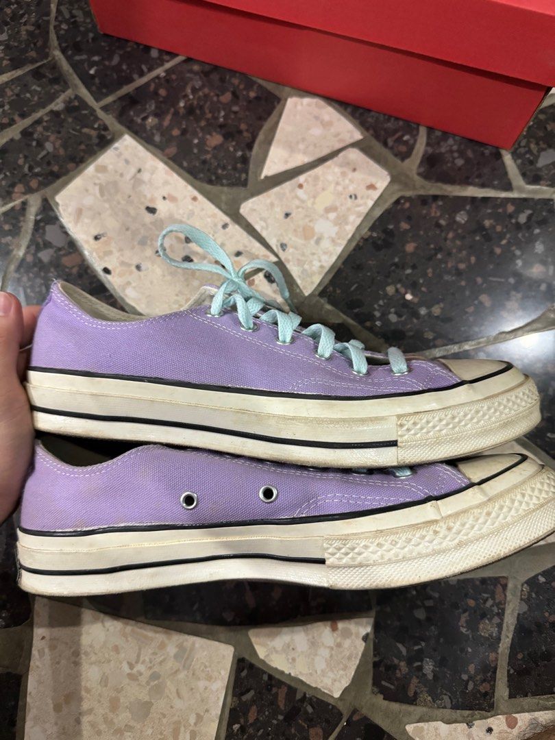 Converse Chuck Taylors Low Cut Purple Men s Fashion Footwear