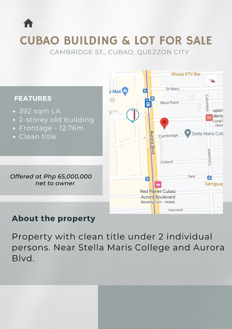 Cubao, Quezon City lot for sale, Property, For Sale, Lot on Carousell
