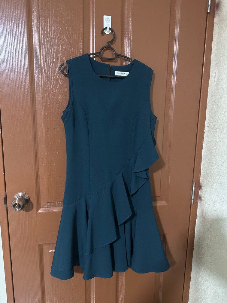 Calvin klein discount dark green dress