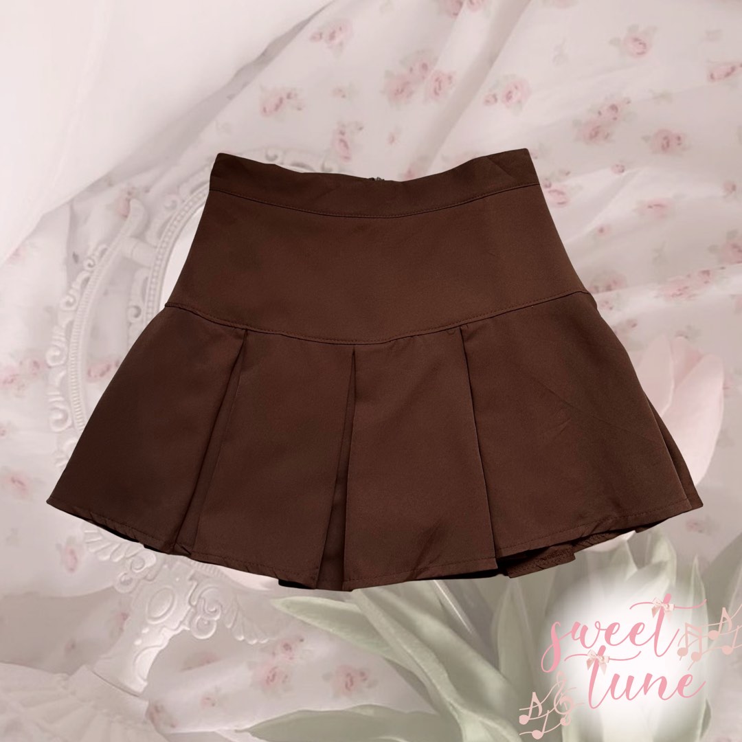 Jupe Mini New York & Co Marron Taille 2 - Occasion Très Bon état