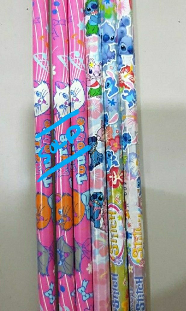 Disney Stitch pencils set of 3, Hobbies & Toys, Stationery & Craft,  Stationery & School Supplies on Carousell