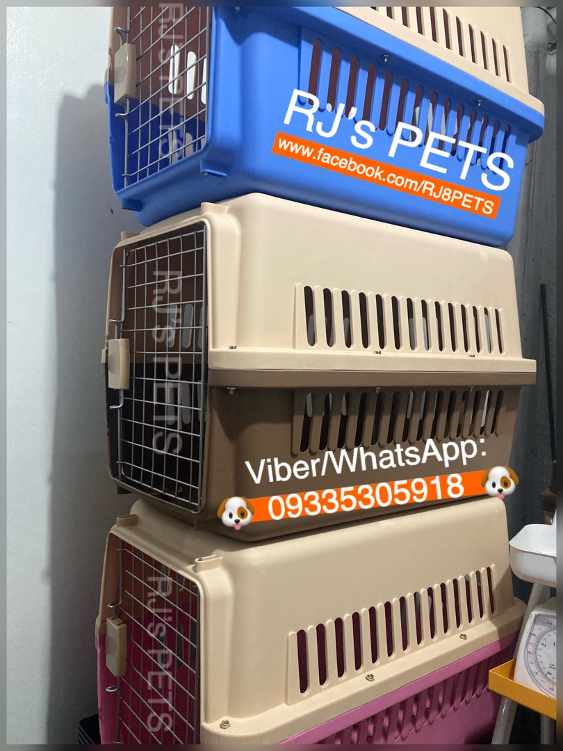 Dog cage Pet travel crate cat carrier Meowtech Litter Sand box Aozi