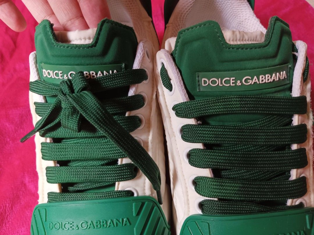 Green dolce and gabbana shoes sales