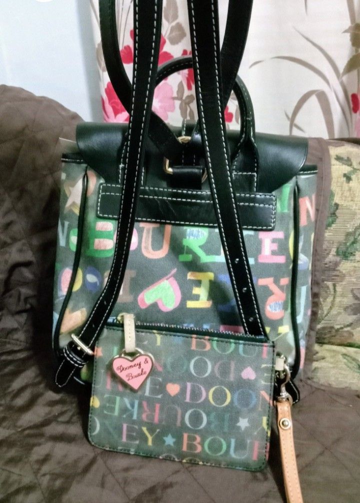 Dooney and Bourke mini Backpack and pouch Luxury Bags Wallets