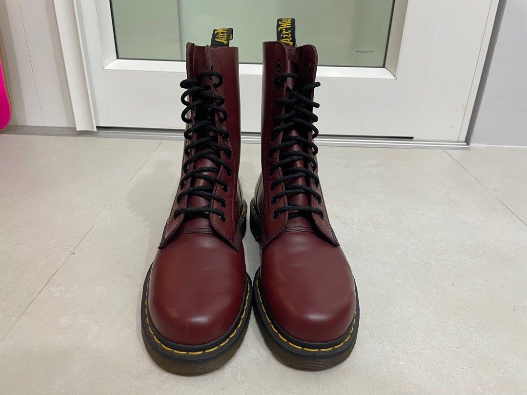 Dr martens 1490 online cherry red smooth