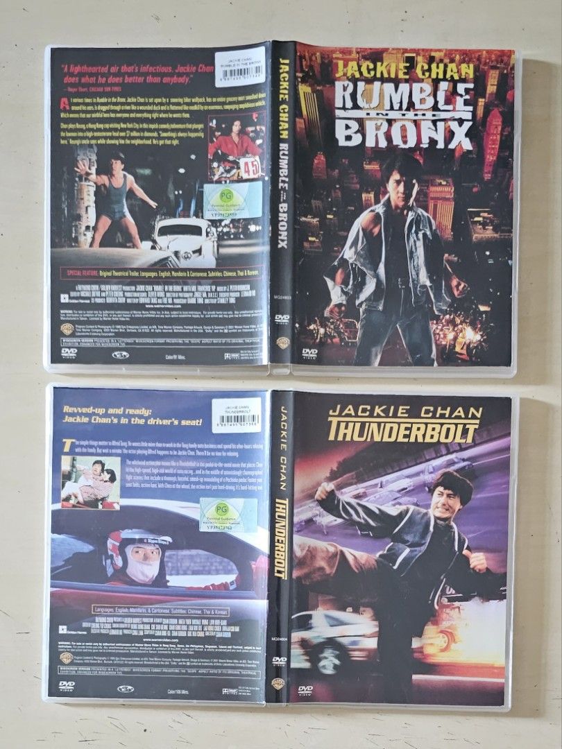 DVD,Rumble In The Bronx,Thunderbolt,绑匪Kidnapper,最佳拍檔Aces 