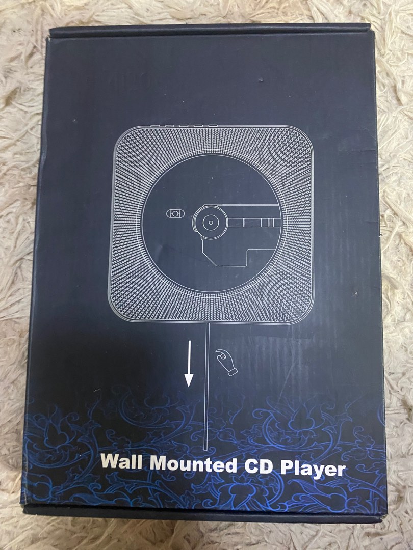 EAU6Portable CD Player Wall Mountable HiFi Speaker Bluetooth Home