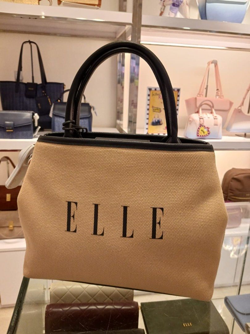 ELLE tote bag, Luxury, Bags & Wallets on Carousell