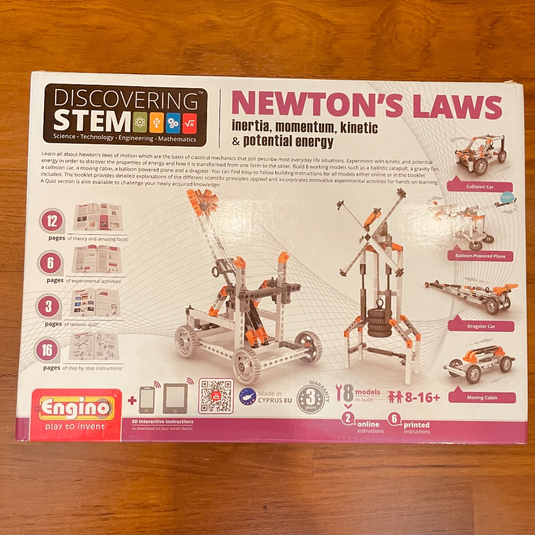 Engino discovering stem newton's laws 2025