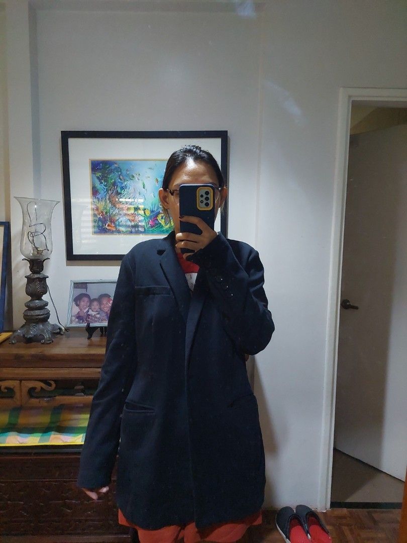 Express navy cheap blue blazer