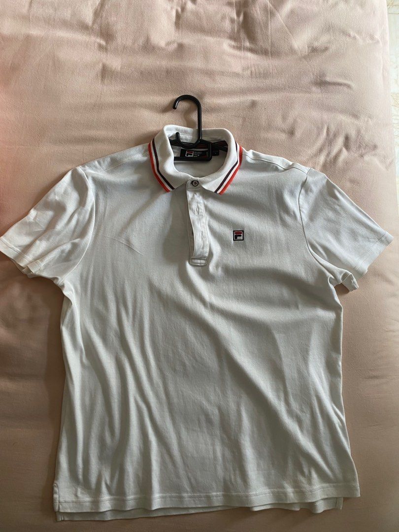 Fila hot sale polo silver