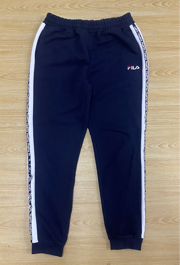 Fila side best sale tape pants