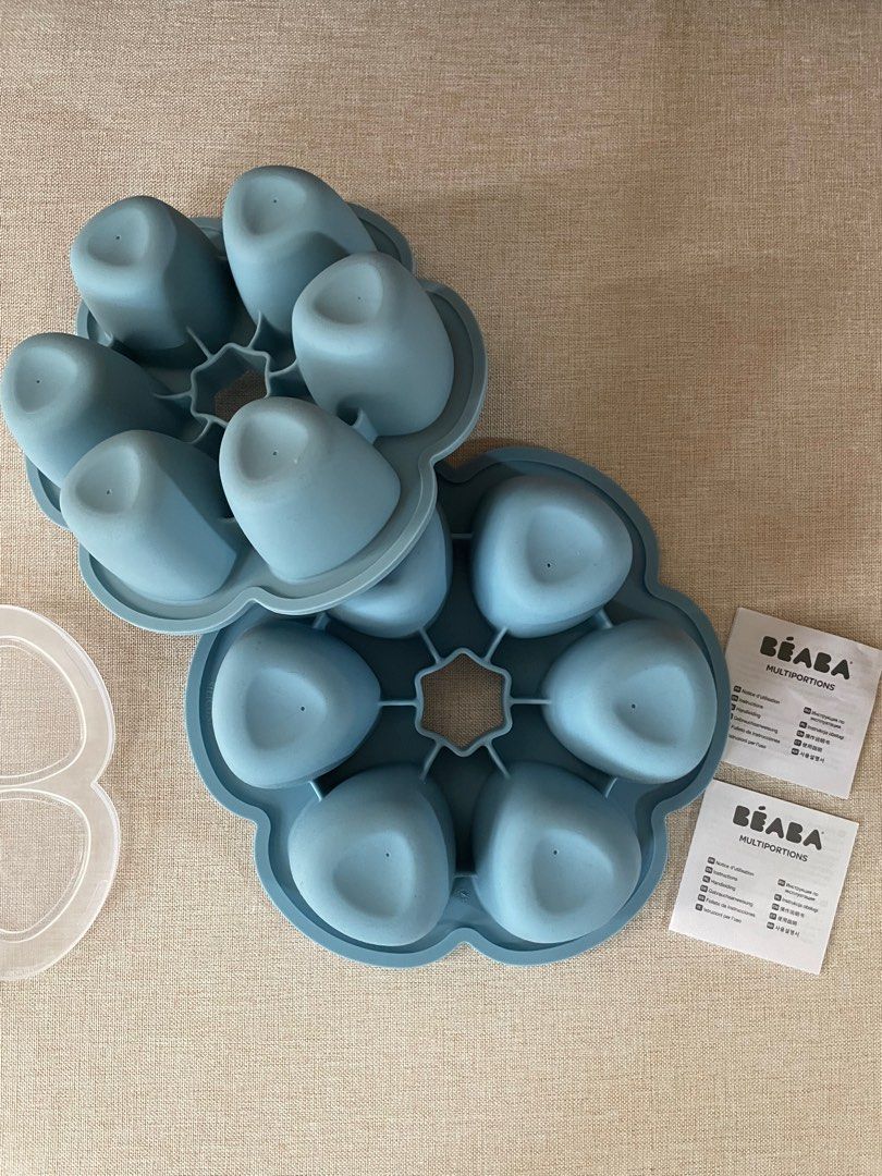 BEABA Silicone Multiportions Baby Food Tray, Oven Safe, Made in Italy, –  Buttercup