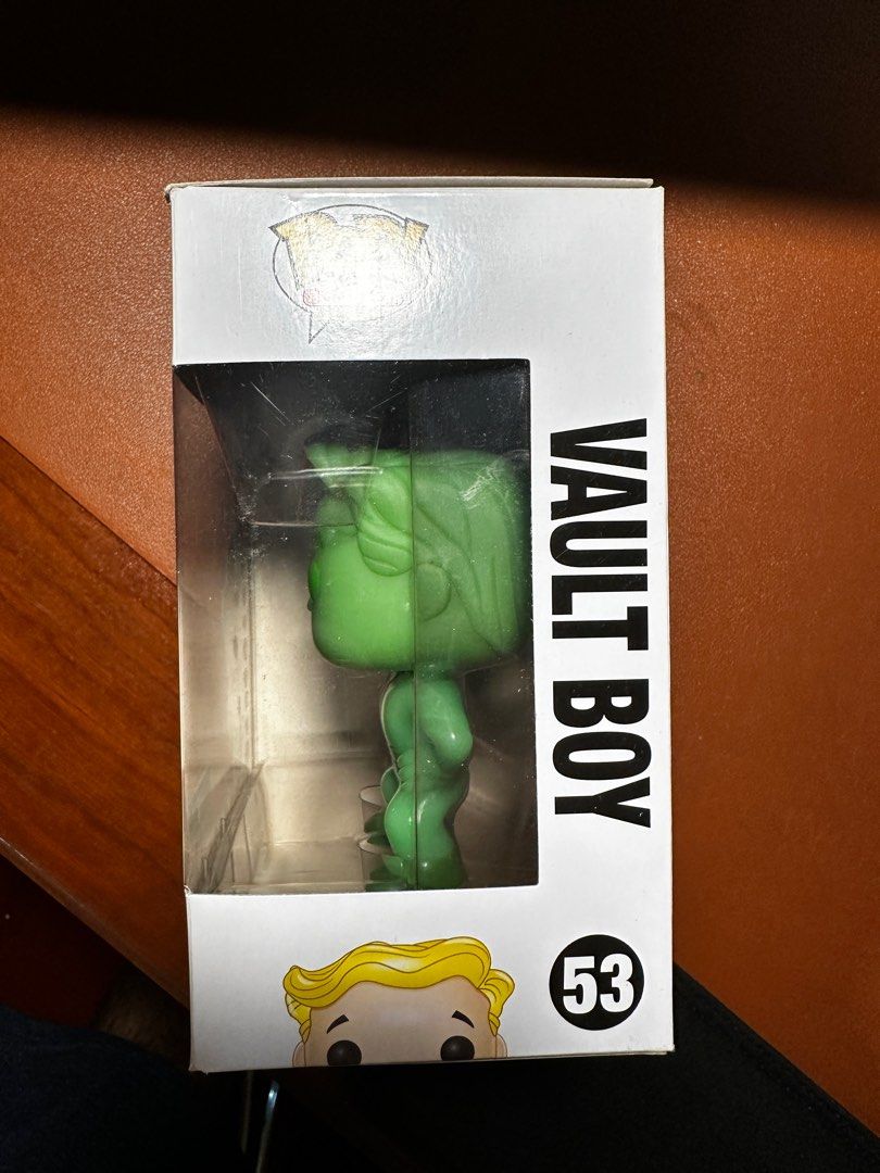 Funko Pop Vault Boy (Glow in the dark) (Category: Designer & Blind Box Toys) located in Makati City. Submitted by gasfo (Listing ID 1258889767, Image 2). Description: Meetups: Greenbelt Glorietta Circuit Makati Greenhills Shipping: Shouldered by buyer (Metro Manila only) NO SHIPPING OUTSIDE METRO MANILA for the reason of protection of the item/s LOWBALLERS WILL BE IGNORED.