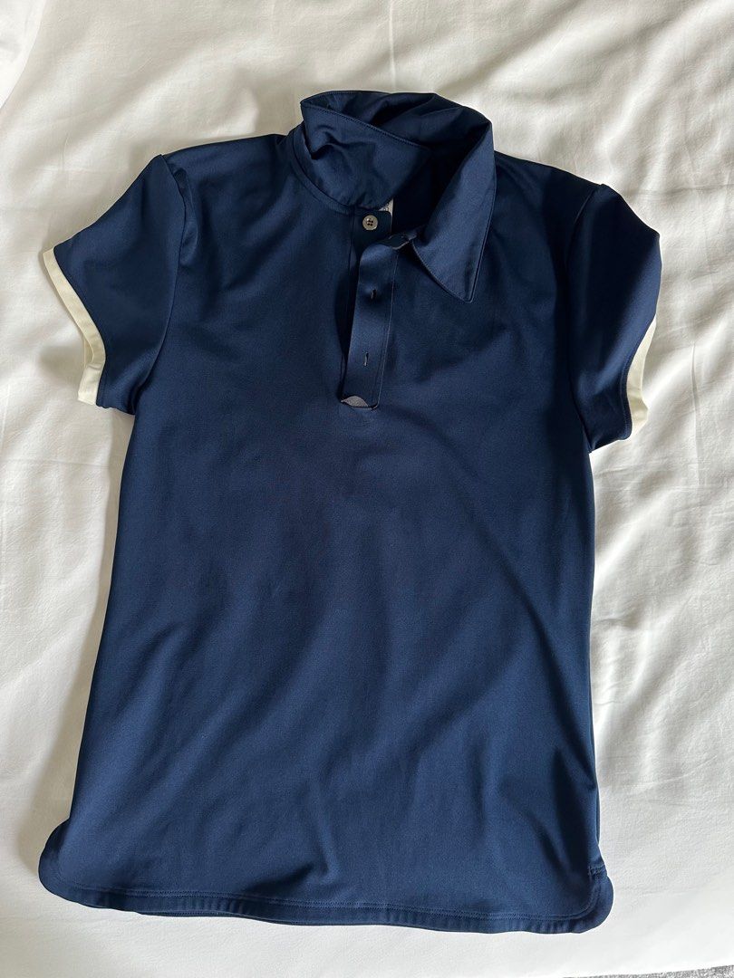 Golf polo navy dri fit material Sports Equipment Sports