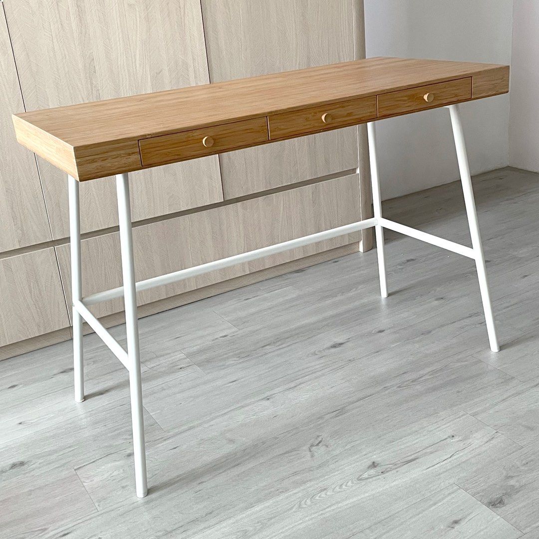 GOOD CONDITION] IKEA LILLÅSEN Table with Drawers, Furniture & Home