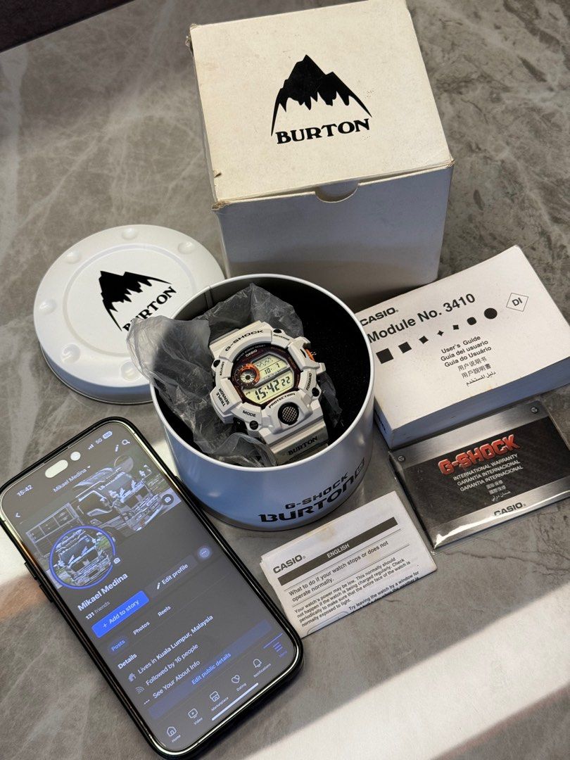 GW9400BTJ 8ADR BURTON Men s Fashion Watches Accessories