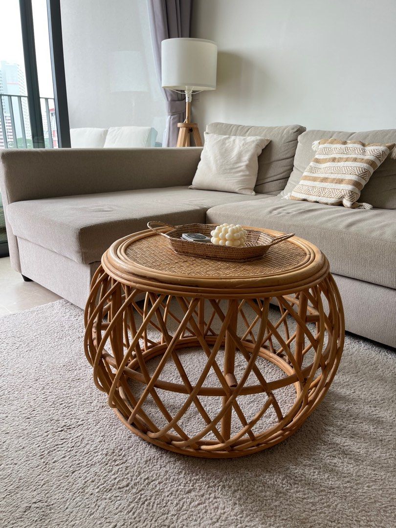 Hanoi Rattan Coffee Table (Island Living), Furniture & Home Living