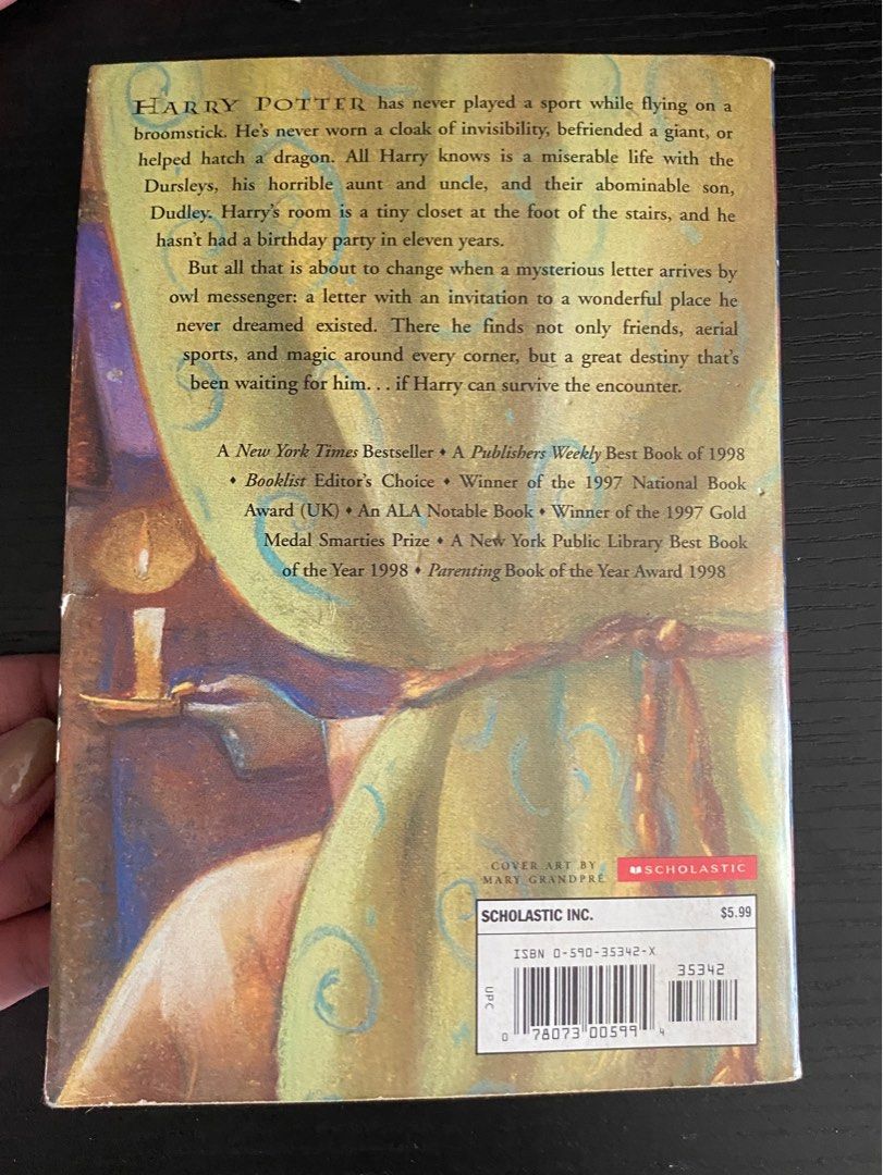 RARE Harry Potter and the Sorcerer's Stone JK Rowling, School Market  Edition PB