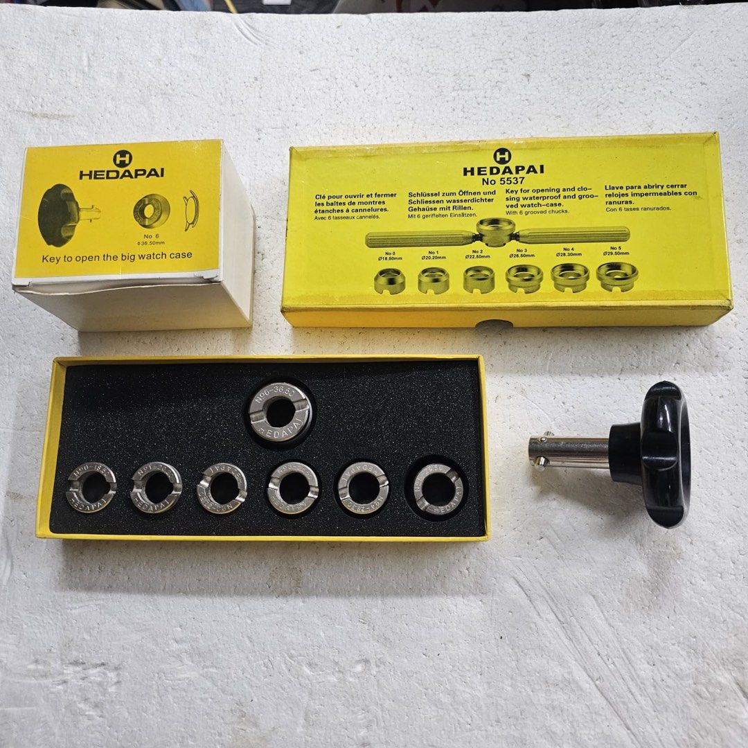 HEDAPAI Key For opening and closing waterproof and grooved watch case NO.5537