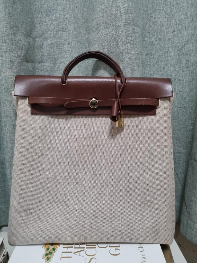 Vintage Hermes Herbag 31 ( Very good condition), Luxury, Bags & Wallets on  Carousell