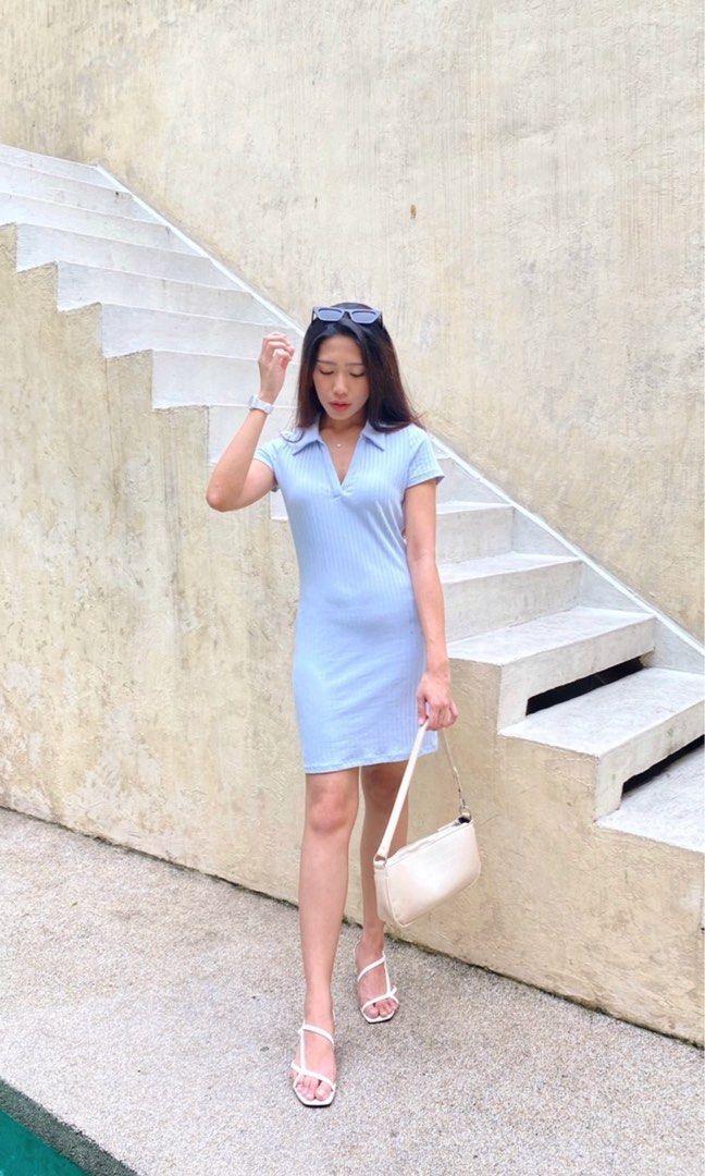 H&m baby clearance blue dress