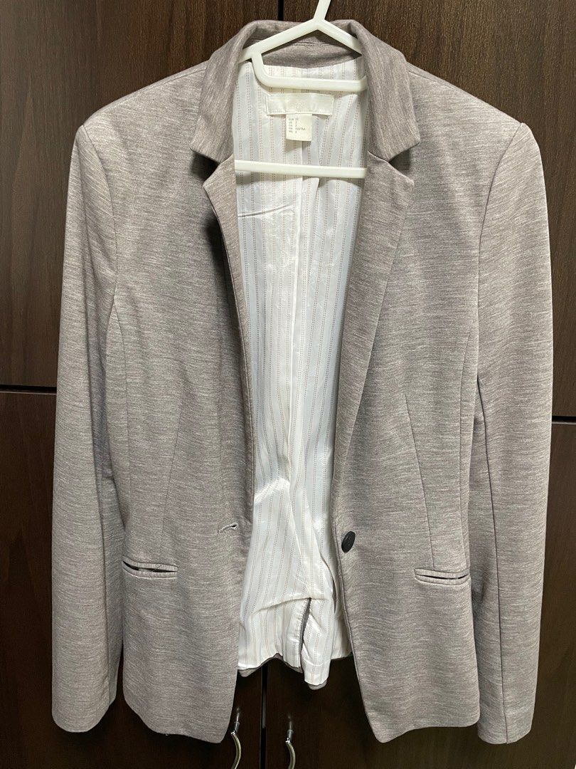 Silver coat h&m clearance