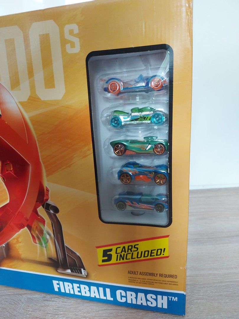 Hot wheels on sale fireball crash playset