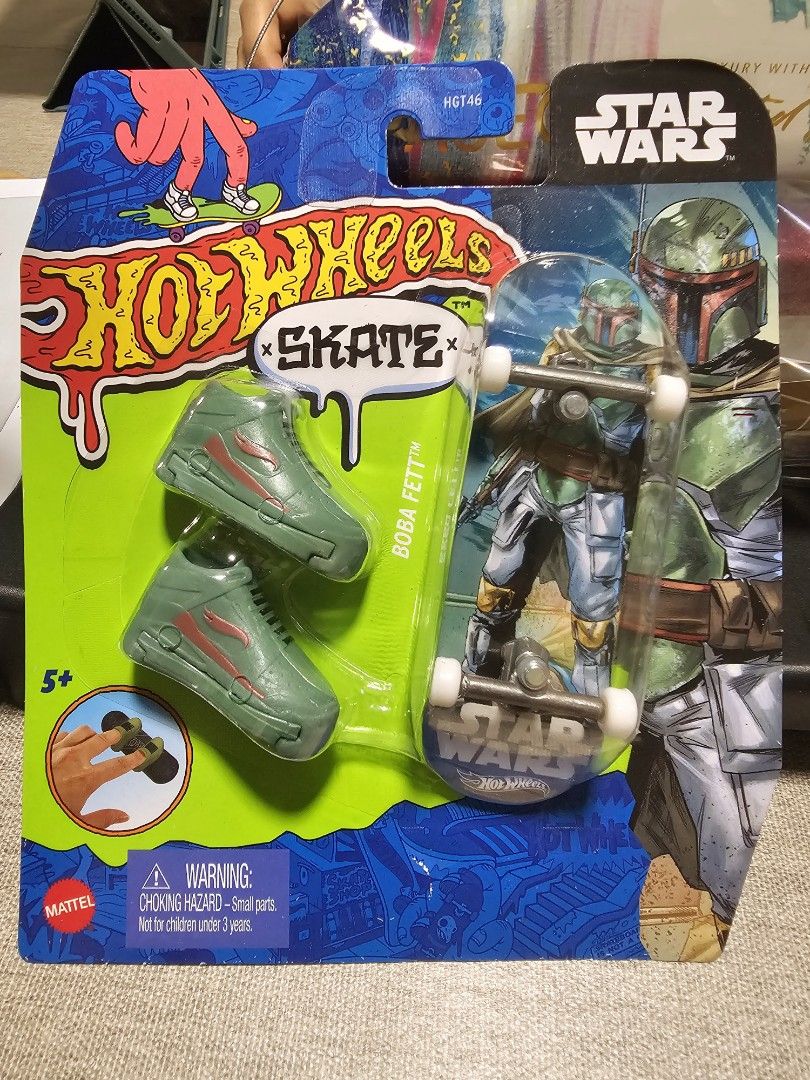 Hot Wheels Skate Star Wars Boba Fett Hobbies Toys Toys Games