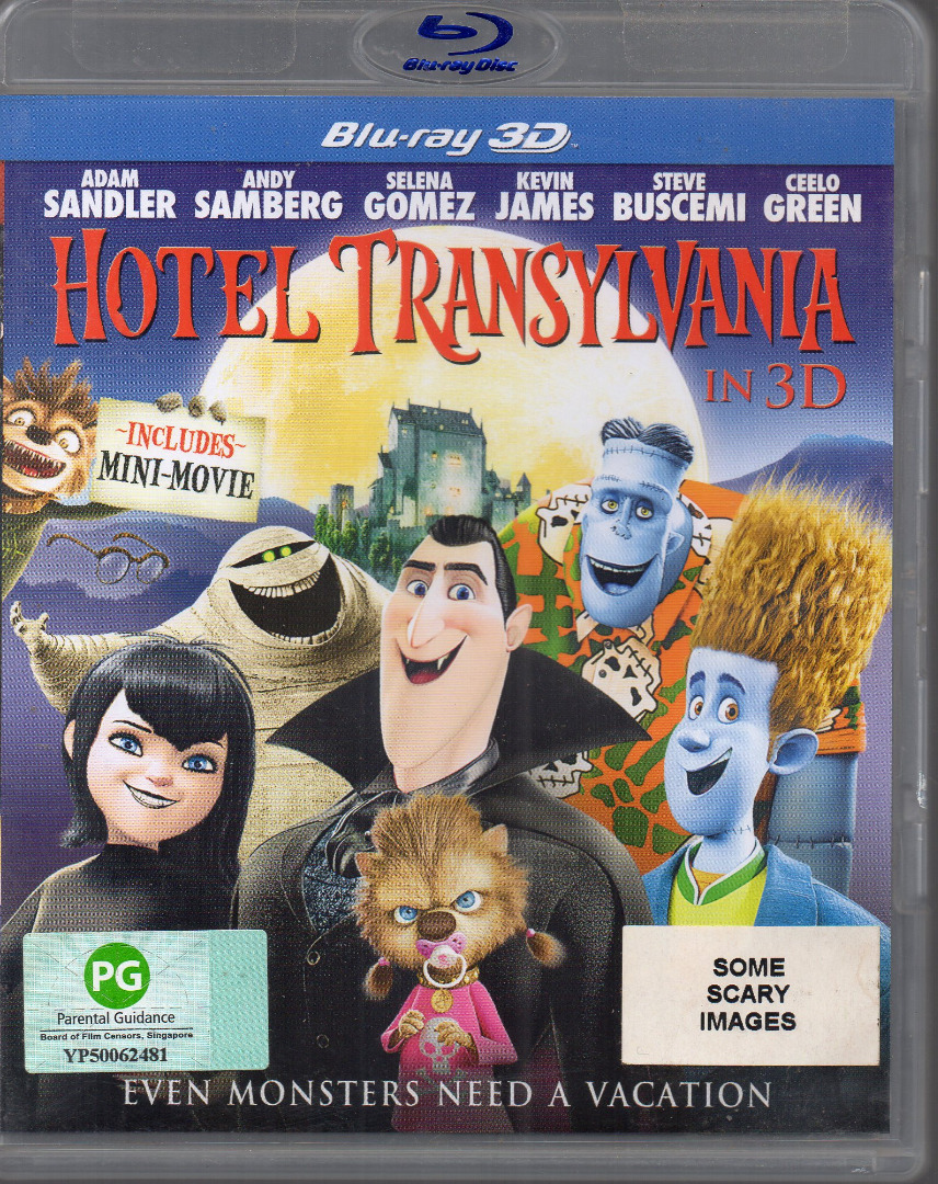 Hotel Transylvania ***original Blu-ray Disc***, Hobbies & Toys, Music 