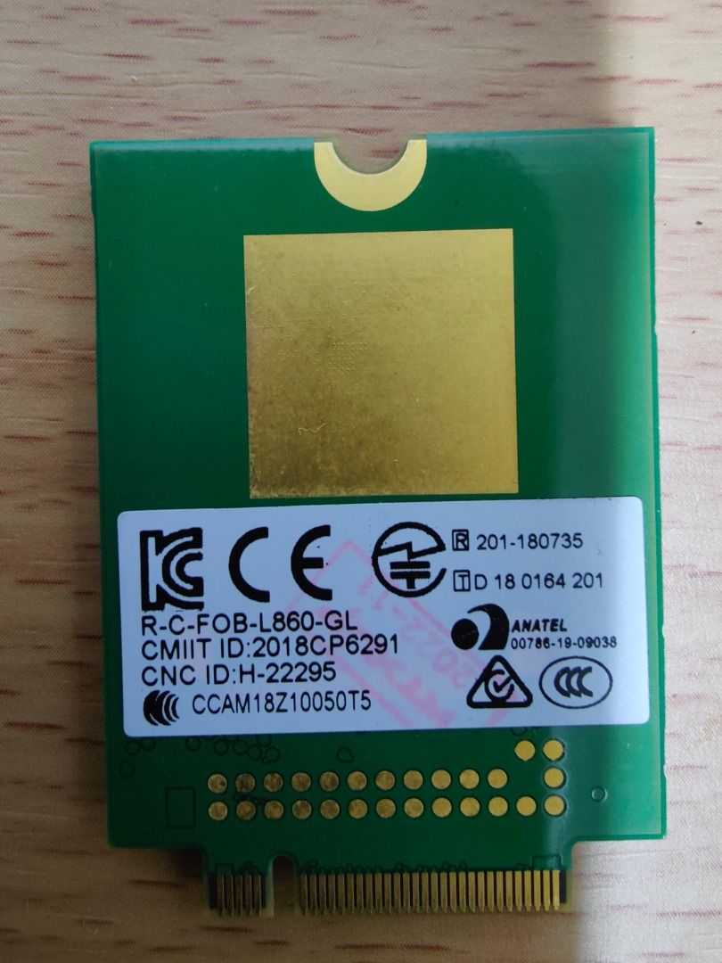 HP Fibocom L860-GL CAT16 M.2 WWAN, 電腦＆科技, 電腦周邊及配件, Wifi及上網相關產品 - Carousell