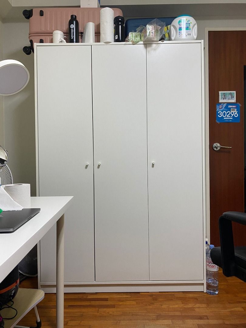 Kleppstad wardrobe with 2025 3 doors ikea