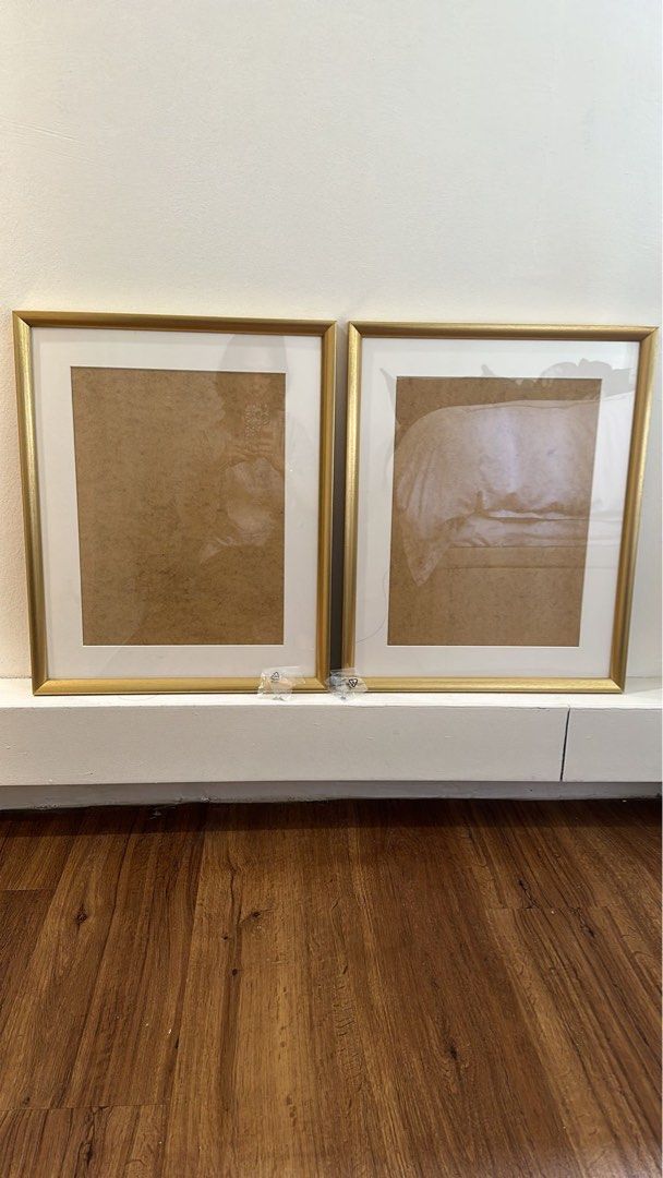 IKEA Silverhojden Frame, goldcolour, 40x50 cm, Furniture & Home Living