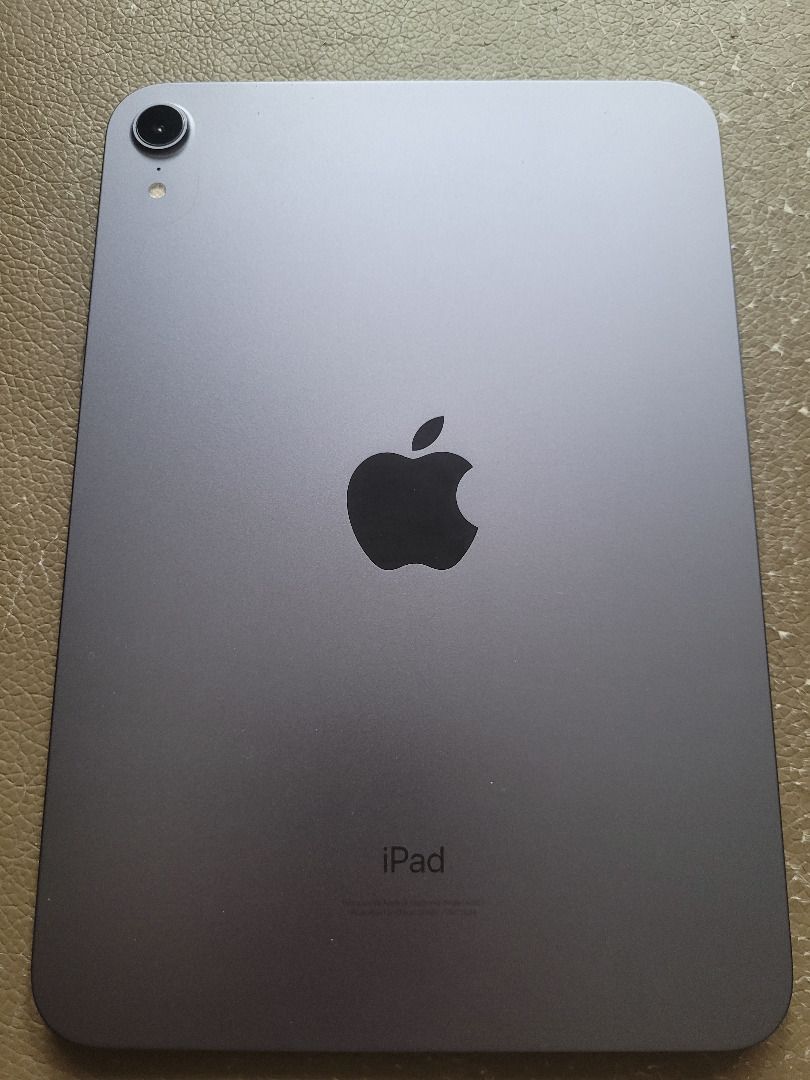 有保有盒有套）iPad Mini 6 64GB WiFi 紫色+ Moshi VersaCover, 手提 
