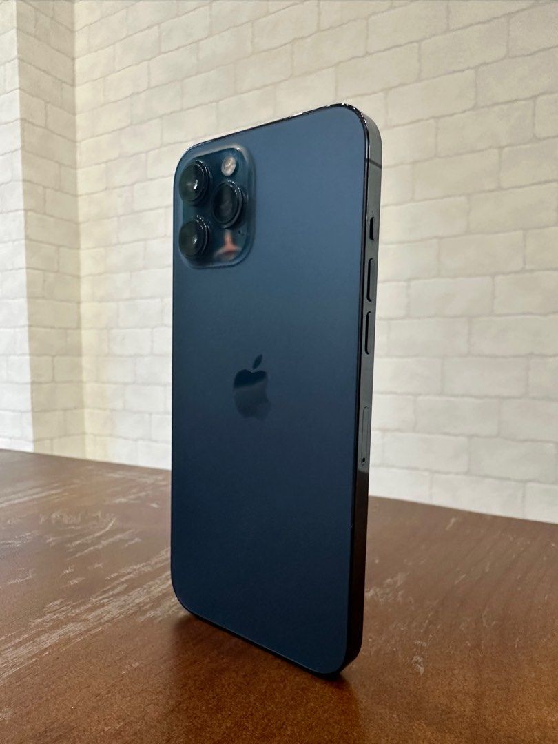 iPhone 12 Pro Max 128GB Pacific Blue, 手提電話, 手機, iPhone