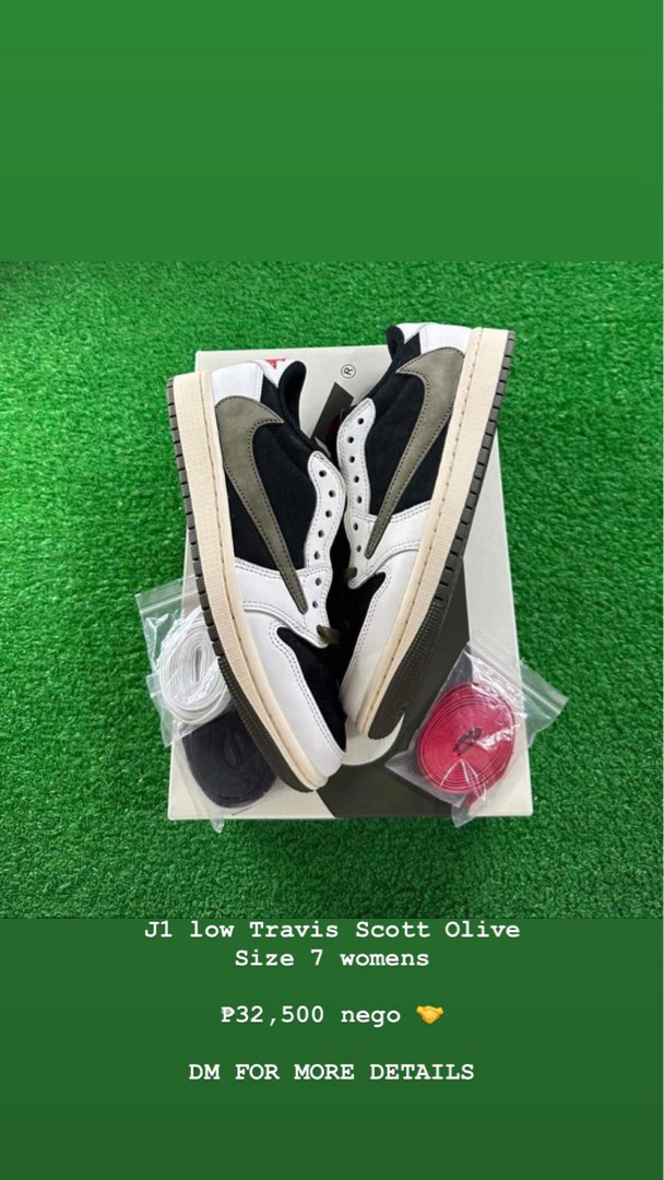 travis scott retro 4 olive