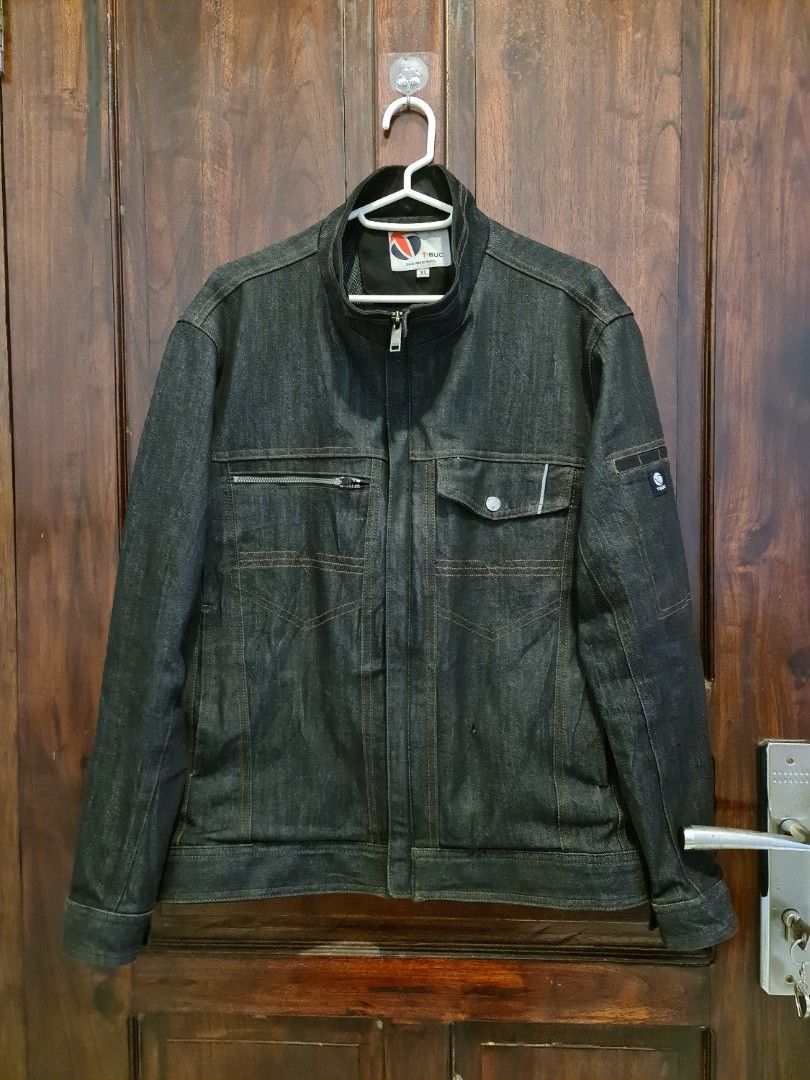 Jaket jeans hot sale motor