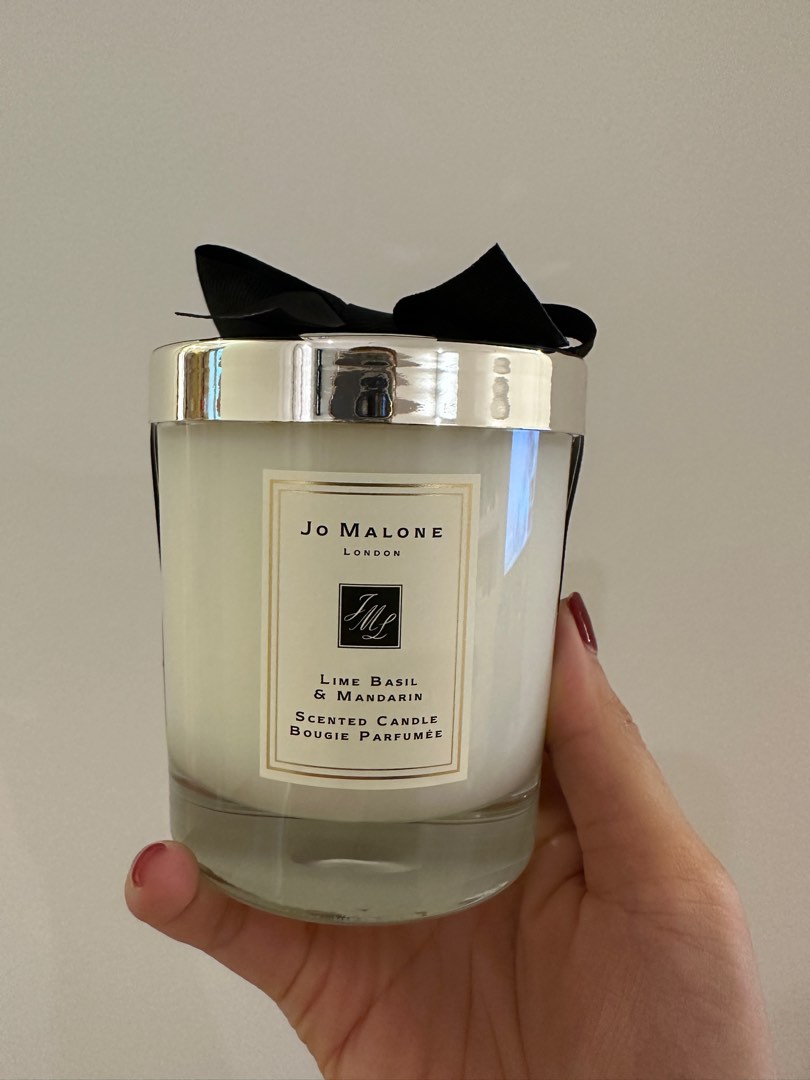 Jo Malone Candle lime basil & mandarin, Furniture & Home Living, Home