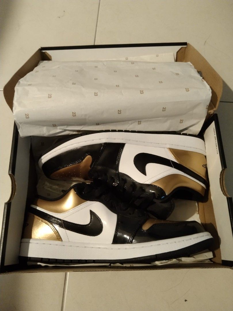 Jordan 1 gold toe creasing store